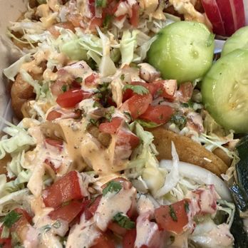 La Marea Surf & Turf - Baja shrimp tacos - Food Stands Near Me - Bakersfield, California La Marea Surf & Turf - Baja shrimp tacos - Food Stands Near Me - Bakersfield, California