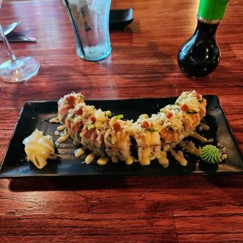 Bangkok Haus - Iron Man sushi roll. - Thai Near Me - Helen, Georgia Bangkok Haus - Iron Man sushi roll. - Thai Near Me - Helen, Georgia