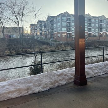 Driftless Glen Restaurant - View of outside from tables near window - New American Near Me - Baraboo, Wisconsin