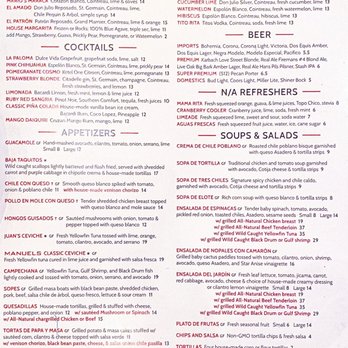 Manuel's - Menu (11/2022) - Mexican Near Me - Austin, Texas Manuel's - Menu (11/2022) - Mexican Near Me - Austin, Texas