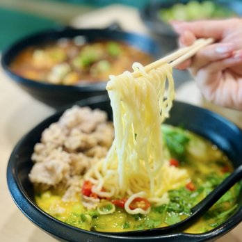 Dumpling Wei - E3. Golden Beef Noodle Soup 酸辣肥牛面 - Dim Sum Near Me - Los Angeles, California Dumpling Wei - E3. Golden Beef Noodle Soup 酸辣肥牛面 - Dim Sum Near Me - Los Angeles, California