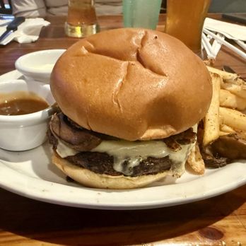 Miller's Ale House - I had a mushroom and Swiss burger with a fun name. Good stuff. - American Near Me - Miami, Florida