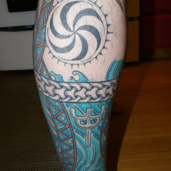 RedSpaghetti Tattoo - Viking Tribal Sun - Tattoo Near Me - Forestville, California