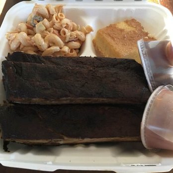 John Fazio BBQ & Pizza - 1/2 Rack Rib combo, at John Fazio BBQ & Pizza in Modena, NY. - Barbeque Near Me - Modena, New York