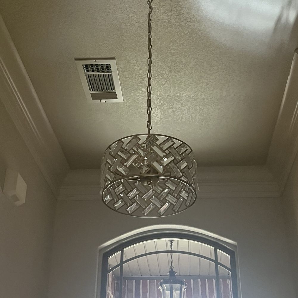 NWA Handy Solutions - These were lights he installed for us. - Drywall Installation & Repair Near Me