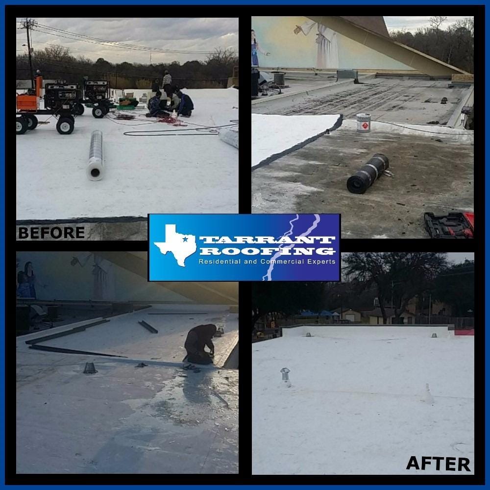 Slide of Tarrant Roofing