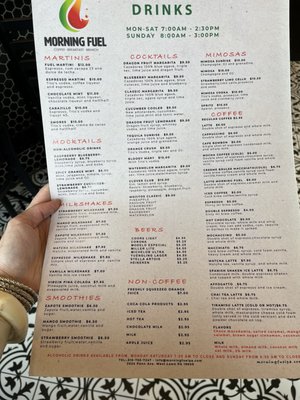 Menu photo 1 Morning Fuel West Lawn, PA Menu photo 1 Morning Fuel West Lawn, PA