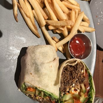 Ted's Bulletin One Loudoun - Fable Mushroom Gyro Wrap - Comfort Food Near Me - Ashburn, Virginia Ted's Bulletin One Loudoun - Fable Mushroom Gyro Wrap - Comfort Food Near Me - Ashburn, Virginia