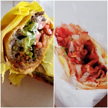 John's Place - Steak burrito + bacon breakfast burrito - American Near Me - Brea, California