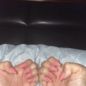Joie Nails & Spa - Nick on my pinky - Nail Salons Near Me - Murrieta, California