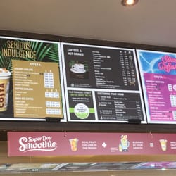 Costa Coffee - Menu