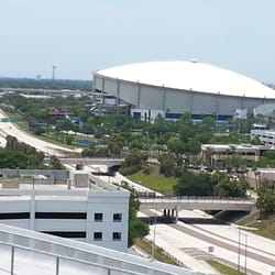 Johns Hopkins All Children'S Hospital Dialysis - Tropicana Field from on top of All Children's 10th floor helipad