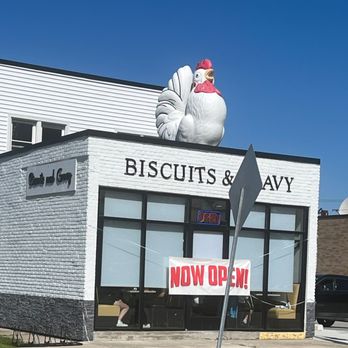 Biscuits And Gravy - Outside of the Restaurant - Salad Near Me - Clawson, Michigan