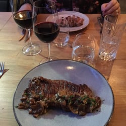 CEO Baas van het Vlees - Good piece of meat. If you like meat you have to try this. By the way perfect wine selection.