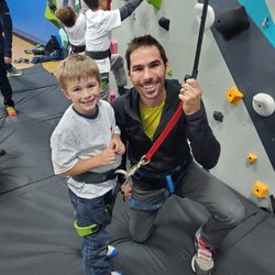 The Zones - Kevin Jorgeson and a Zones Youth Member climb the wall