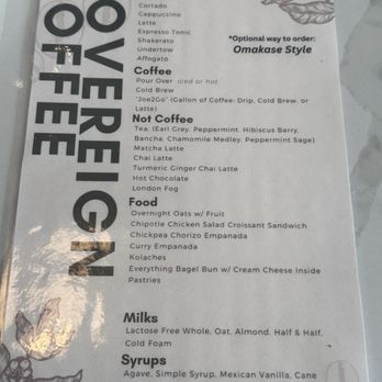 Sovereign Coffee - Menu - Coffee & Tea Near Me - Brownsville, Texas Sovereign Coffee - Menu - Coffee & Tea Near Me - Brownsville, Texas