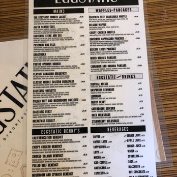 Eggstatic - Menu - Breakfast & Brunch Near Me - Toronto, Ontario Eggstatic - Menu - Breakfast & Brunch Near Me - Toronto, Ontario