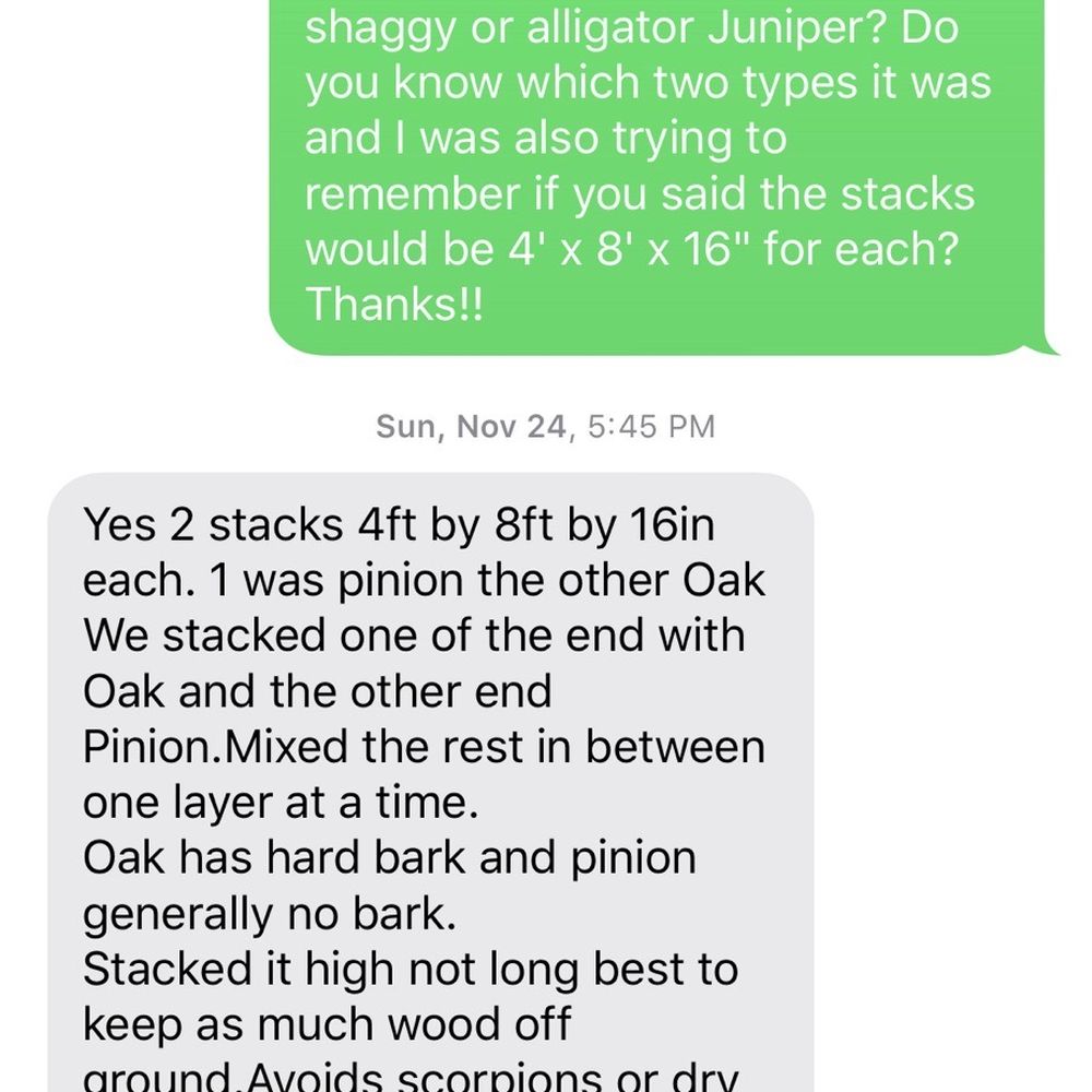 Firewood by Jerry - Firewood by Jerry delivery and Text thread. - Firewood Near Me - Phoenix, Arizona Firewood by Jerry - Firewood by Jerry delivery and Text thread. - Firewood Near Me - Phoenix, Arizona