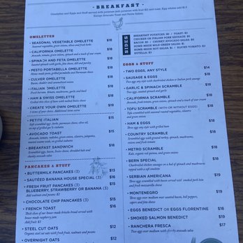 Metro Cafe - Breakfast menu 4/15/23 - New American Near Me - Culver City, California Metro Cafe - Breakfast menu 4/15/23 - New American Near Me - Culver City, California
