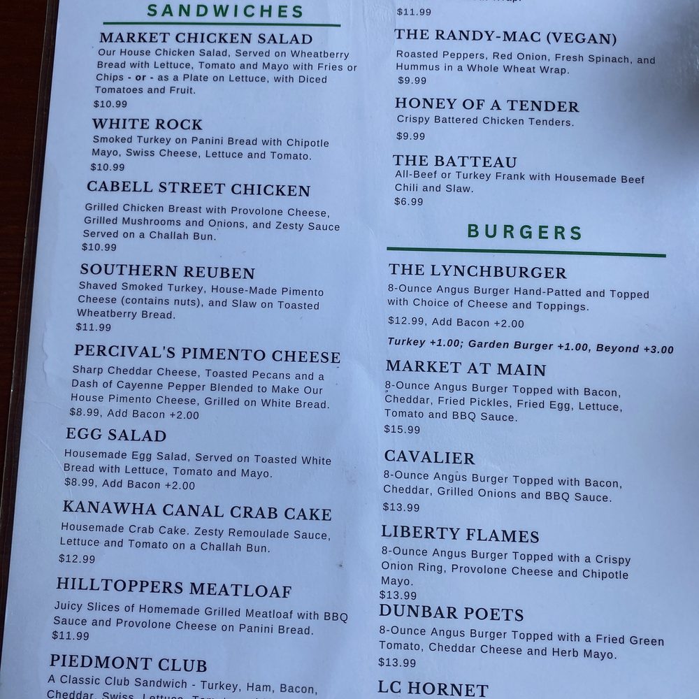 Market At Main - Menu as of 8/23/23 - Breakfast & Brunch Near Me - Lynchburg, Virginia Market At Main - Menu as of 8/23/23 - Breakfast & Brunch Near Me - Lynchburg, Virginia