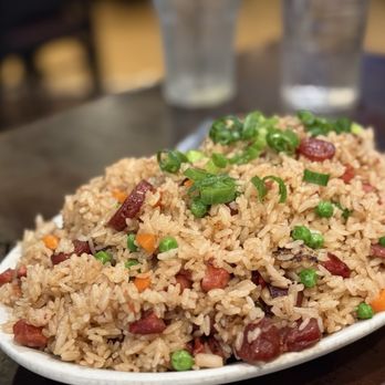 Side Street Inn - Da' Works Fried Rice* w/Lup Cheong added - Hawaiian Near Me - Honolulu, Hawaii