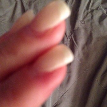 Angel Tips Nail Spa - Not even a week and this is there work. - Nail Salons Near Me - Hewlett, New York