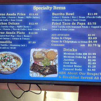 Papa’s Tacos - Menu 12/16/25 - Tacos Near Me - Alhambra, California Papa’s Tacos - Menu 12/16/25 - Tacos Near Me - Alhambra, California
