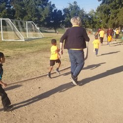 Earl Dennis Elementary School - Walk a thon 2018 Josiah & Mrs. CLARK