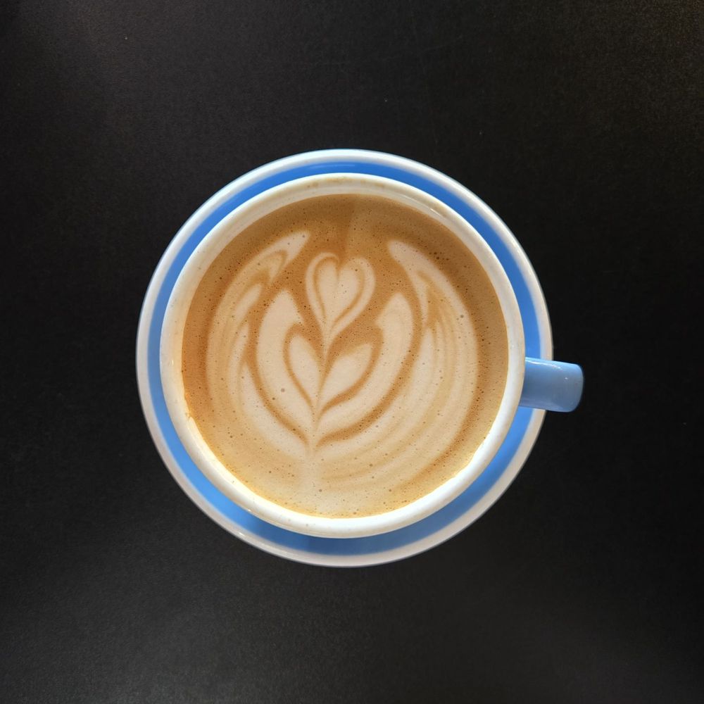 Decaf Americano with Oat Milk. Deeelish!