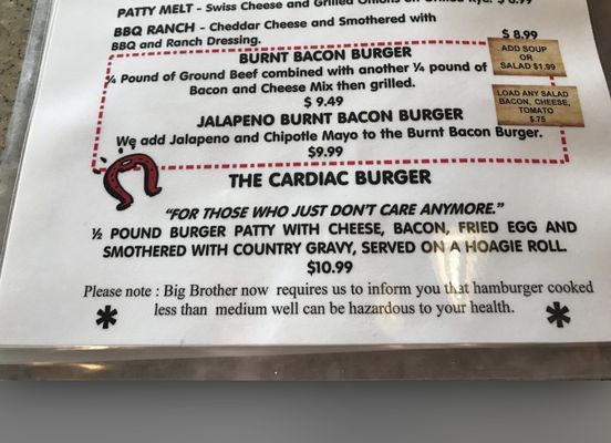 Menu photo 6 J D Slinger's Steakhouse Fallon, NV