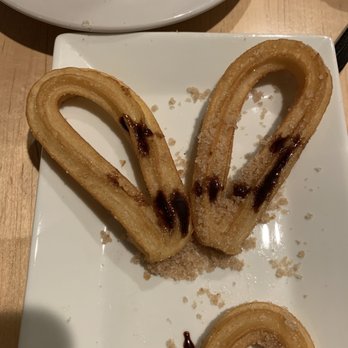 Riviera Tapas Bar - Churros Served with Warm Chocolate Sauce - Tapas Bars Near Me - Riverdale Park, Maryland