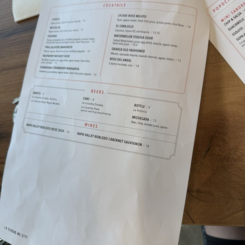 Menu Menu
