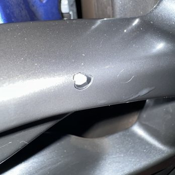 America's Tire - Wheel chop through both layers to alloy - Wheel & Rim Repair Near Me - Millbrae, California America's Tire - Wheel chop through both layers to alloy - Wheel & Rim Repair Near Me - Millbrae, California