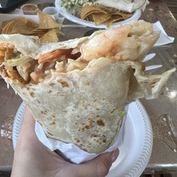 La Hacienda Mexican Grill - Shrimp Burrito*