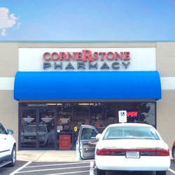 Convenient parking or drive through window.