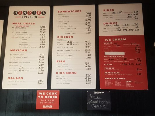 Menu photo 7 Henrie's Drive-In Panguitch, UT