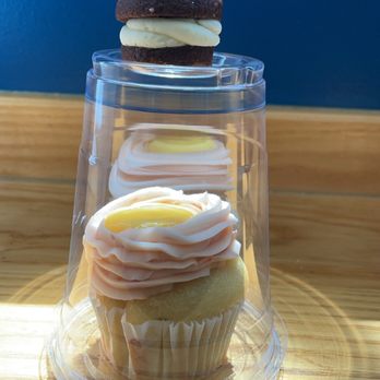 Batch Bakehouse - A shortie and strawberry lemon curd cupcake. - Coffee & Tea Near Me - Madison, Wisconsin Batch Bakehouse - A shortie and strawberry lemon curd cupcake. - Coffee & Tea Near Me - Madison, Wisconsin
