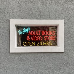 Te-Jay's Adult Books - The single only window. I need to go in here