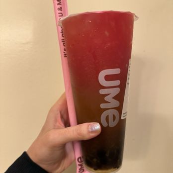 UMe Tea - Passion fruit and watermelon green tea with boba - Bubble Tea Near Me - San Leandro, California UMe Tea - Passion fruit and watermelon green tea with boba - Bubble Tea Near Me - San Leandro, California