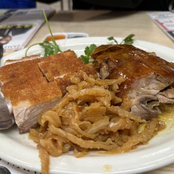 Tasty Spot Cafe - BBQ 2 Items Plate - Hong Kong Style Cafe Near Me - Rowland Heights, California