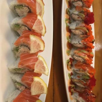 Mioki Sushi - Crazy Roll with a Super Super Philly Roll. Superb! - Sushi Bars Near Me - Fremont, California Mioki Sushi - Crazy Roll with a Super Super Philly Roll. Superb! - Sushi Bars Near Me - Fremont, California