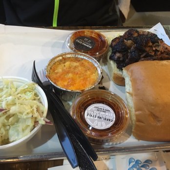 Smoque BBQ - Brisket sandwich with mac & cheese... - Barbeque Near Me - Chicago, Illinois