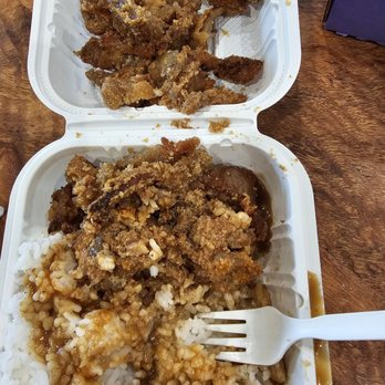 Masa's Cafeteria - I tried looking for a piece of pork cutlet that I could actually chew... no luck. Like eating driftwood! - Venues & Event Spaces Near Me - Honolulu, Hawaii