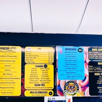 Bears Beans And Bagels - Great menu selection and prices - Coffee & Tea Near Me - Umatilla, Florida