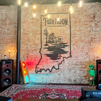 Fish Moon Brewing - Stage for live music - Brewpubs Near Me - Rushville, Indiana