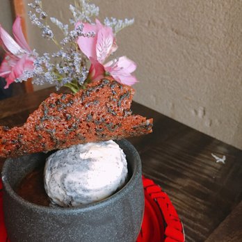 Cha-An - Black sesame creme brulee - Japanese Near Me - New York, New York Cha-An - Black sesame creme brulee - Japanese Near Me - New York, New York