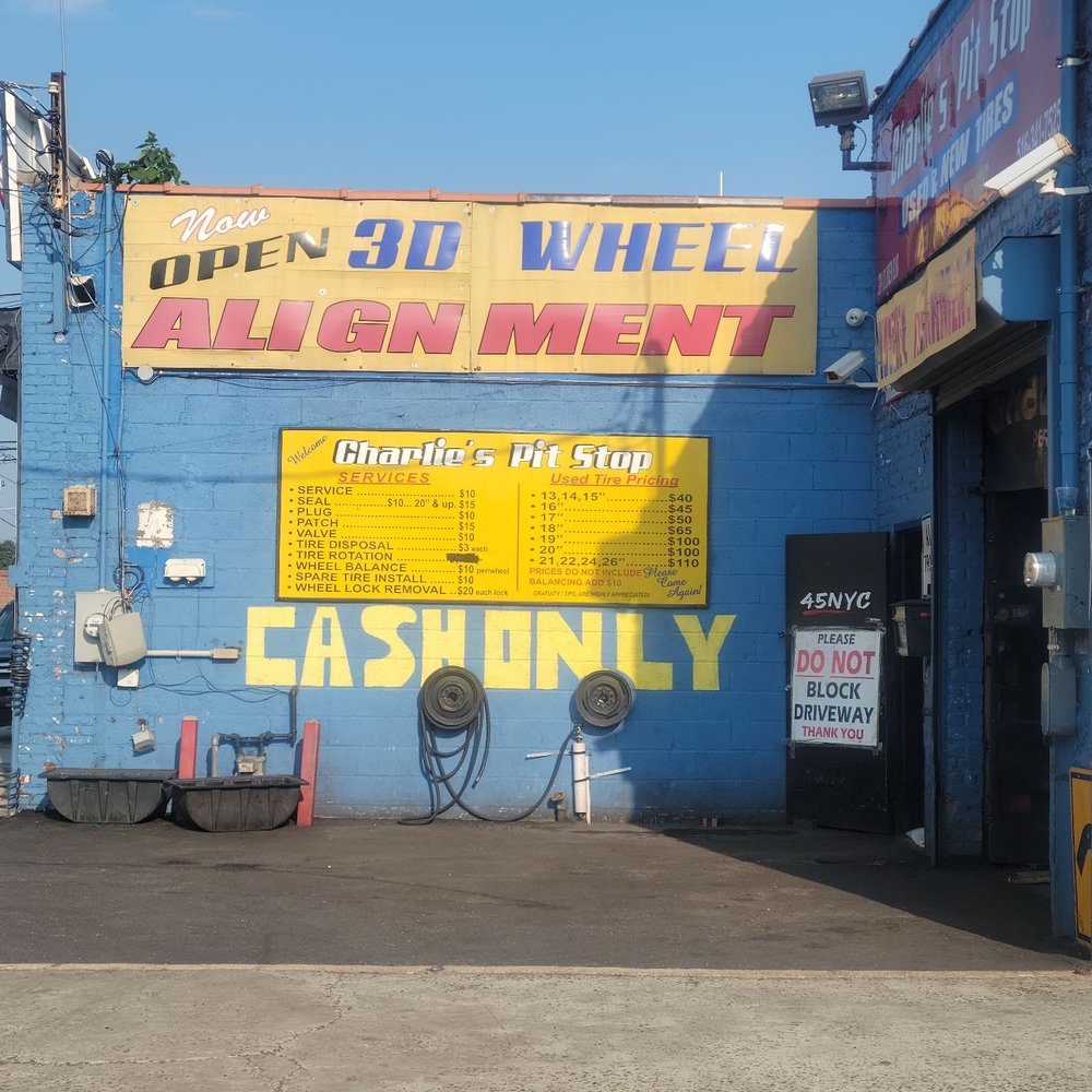 Charlie's Pit Stop - Tires Near Me - Elmont, New York