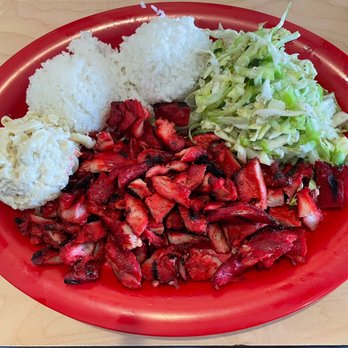The Loft - Korean chicken combo after I cut up the chicken - Hawaiian Near Me - Lakewood, California The Loft - Korean chicken combo after I cut up the chicken - Hawaiian Near Me - Lakewood, California