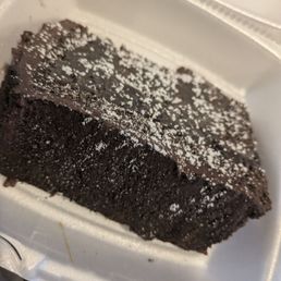 Chocolate cake but it was very dry Chocolate cake but it was very dry
