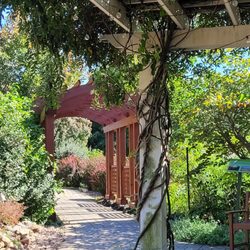 Cedar Valley Arboretum & Botanic Gardens - Arbors near the entrance.